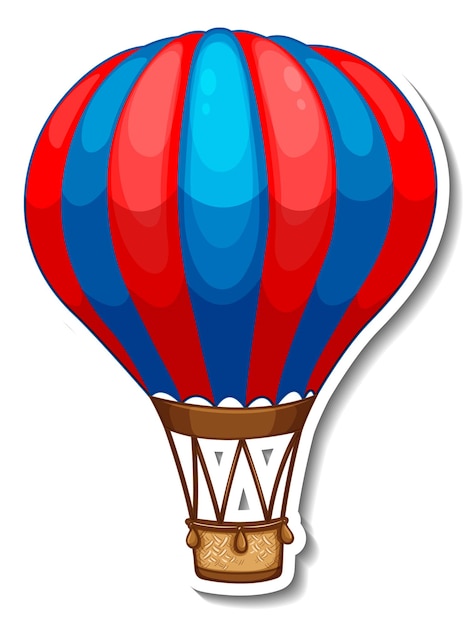 Hot air balloon stencil