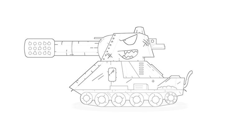 Раскраски танк, Раскраска Танкист в