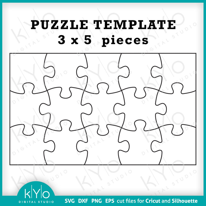 Silhouette Of A Blank Puzzle Template