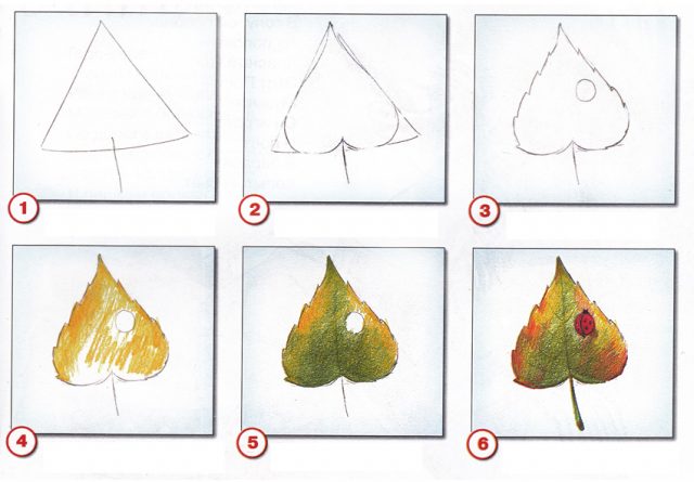 Как рисовать осенние листья, просто даже ребенку. И