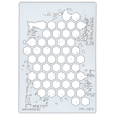 Трафарет соты | honeycomb stencil