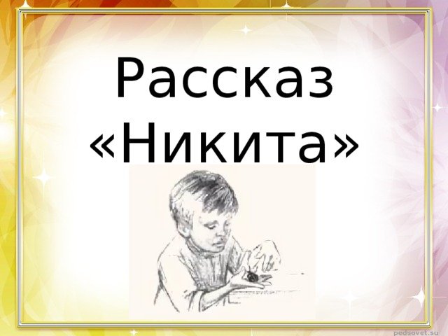 Платонов А. “Никита” Читательский дневник, краткое содержание