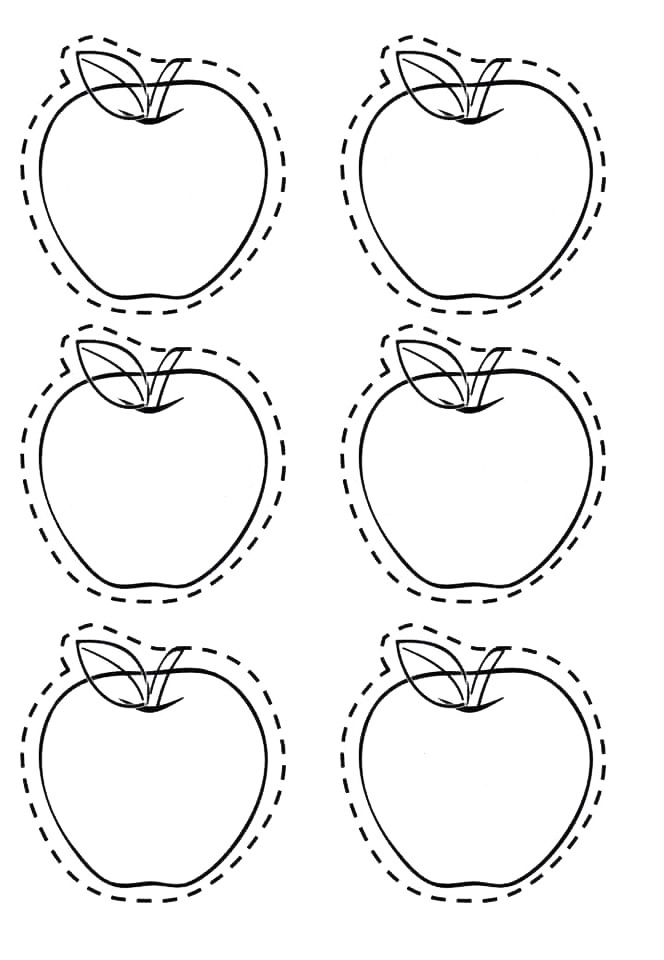 Белая Линия искусство Рисование Сердце, Apple Leaf Шаблон