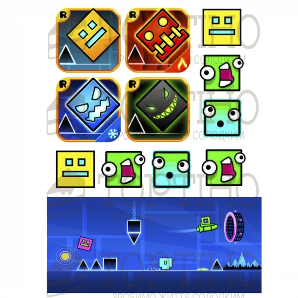 Geometry Dash png | PNGWing