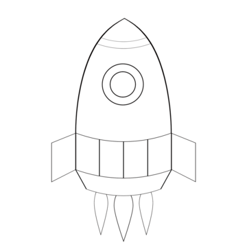 чертеж линии ракеты PNG и картинки пнг | рисунок Векторы и