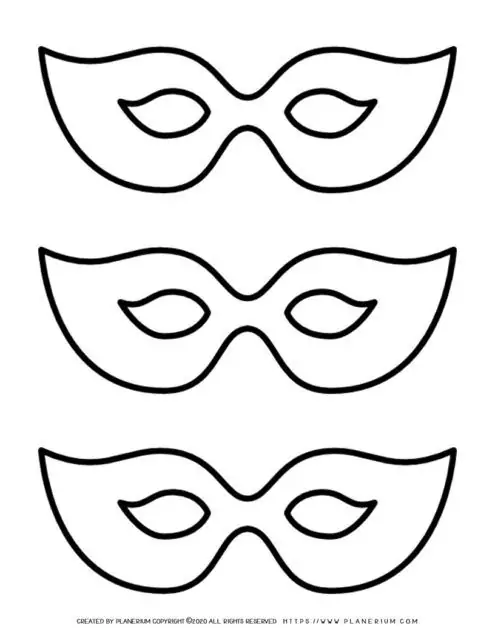 Fox Mask Template Template