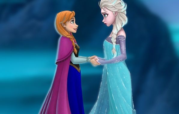 Обои на рабочий стол Elsa / Эльза из мультфильма Frozen 2