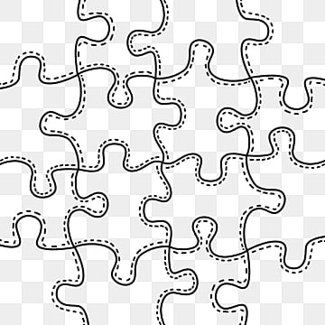 Jigsaw Puzzle Template Free Vector DXF