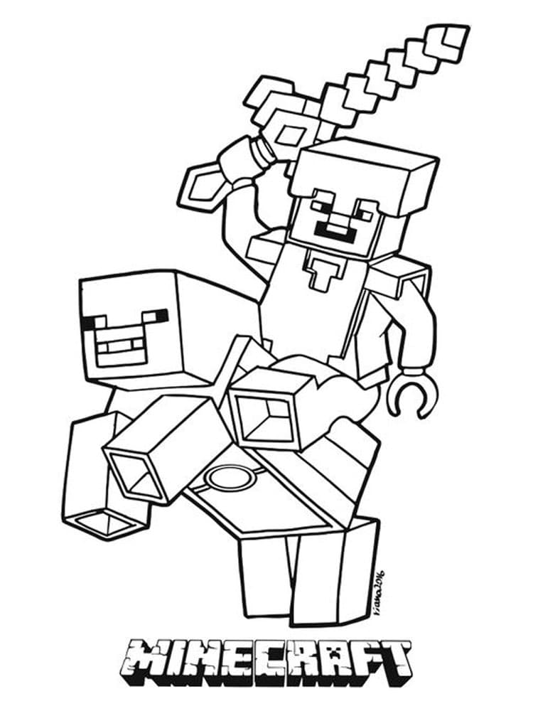 How to draw LEGO HUMAN / LEGO coloring for children