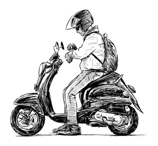 How to draw a scooter ? Как нарисовать скутер? Qanday scuter