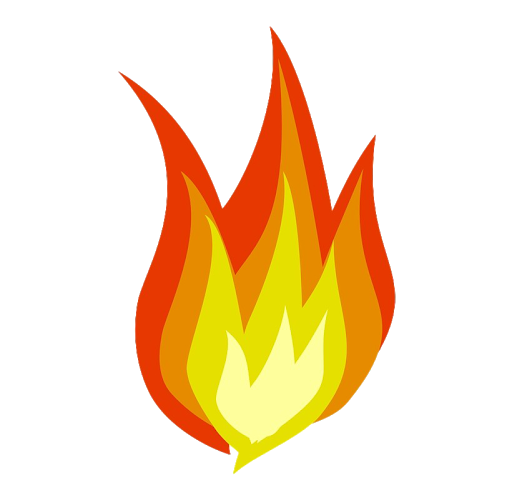 Transparent Emoji Fire Png