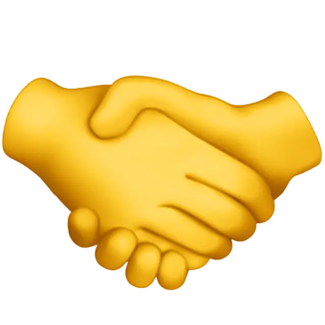 Business Handshake Emoji Green