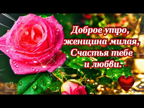 Анимированная открытка Доброе утро! Чудесного настроения