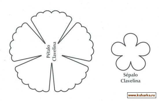 Картинки цветы для вырезания 