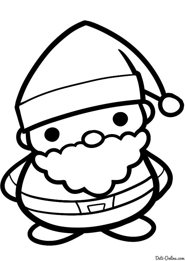 Как нарисовать Деда Мороза how to draw santa claus step by