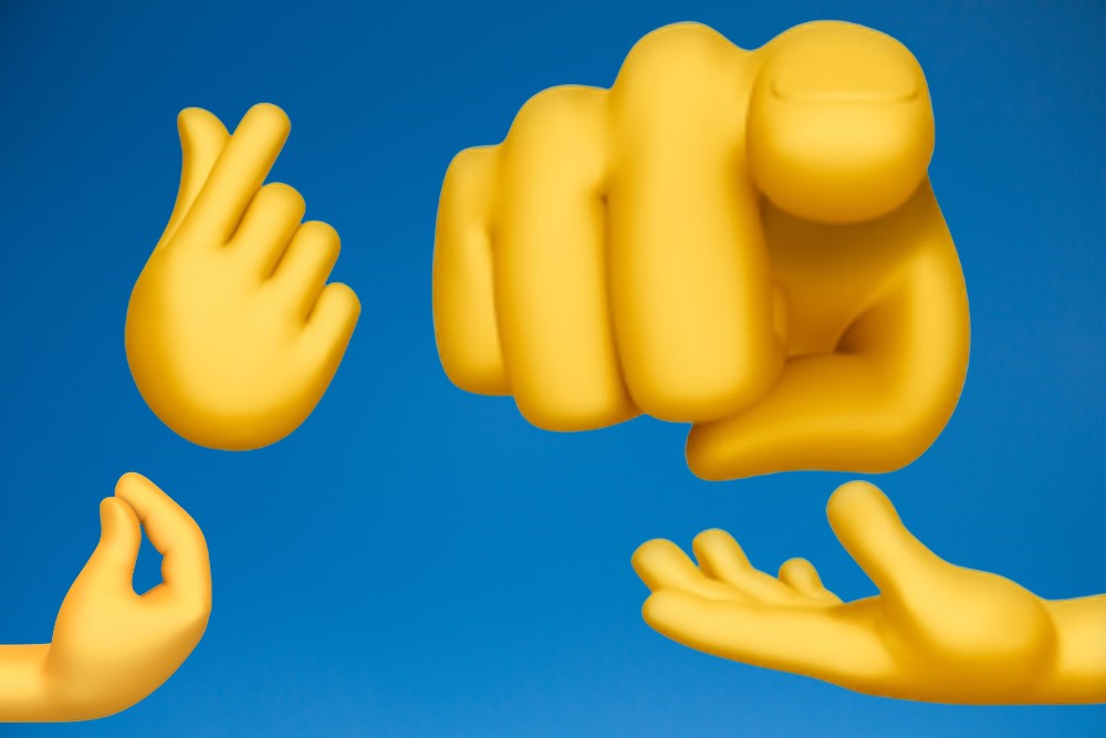 Emoji Finger, Thumb Signal, Hand, Icon Design, Like Button