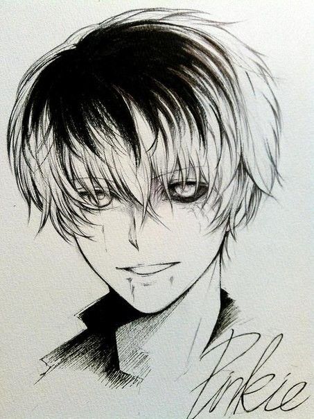 How to draw Kaneki Ken Tokyo Ghoul Step by step Tutorial