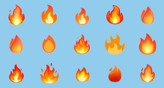 Fire Emoji Photos, Images & Pictures