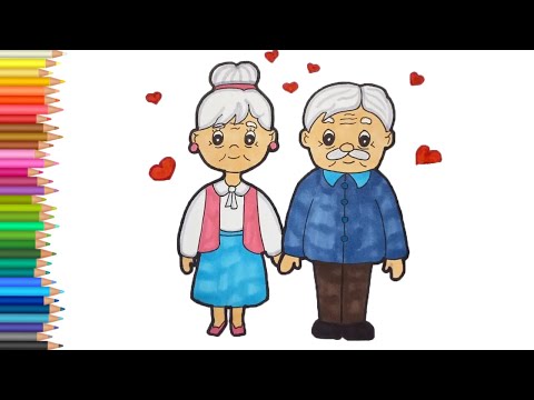 Как нарисовать дедушку | ❤Lessdraw❤