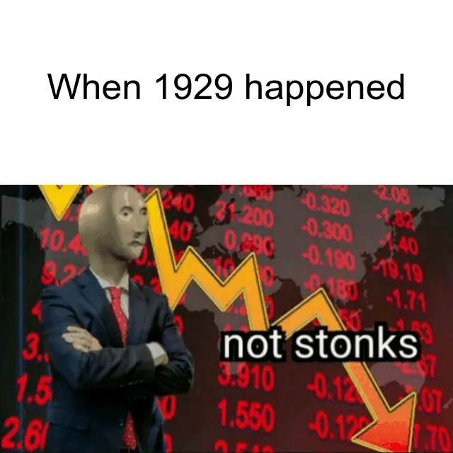 Stonks meme man make hedge funders short sellers cry