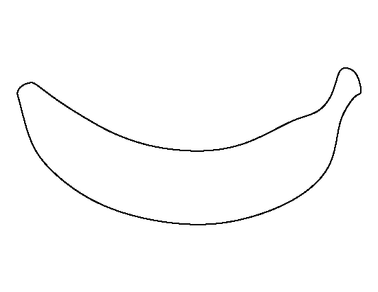 A4 Display Banana Template