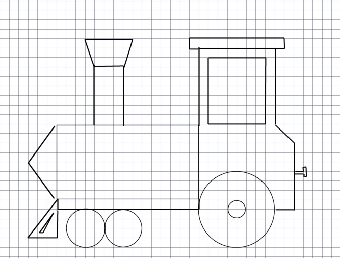 Как нарисовать паровоз | РИСУЕМ | Дзен
