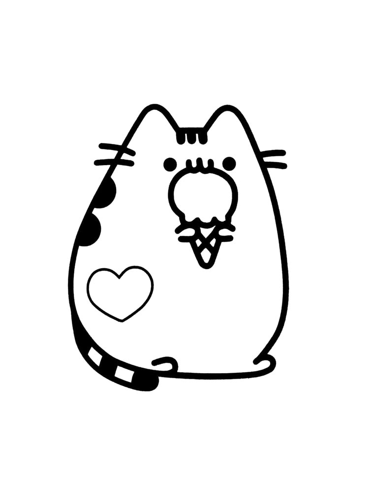 Раскраски Pusheen: 19 раскрасок