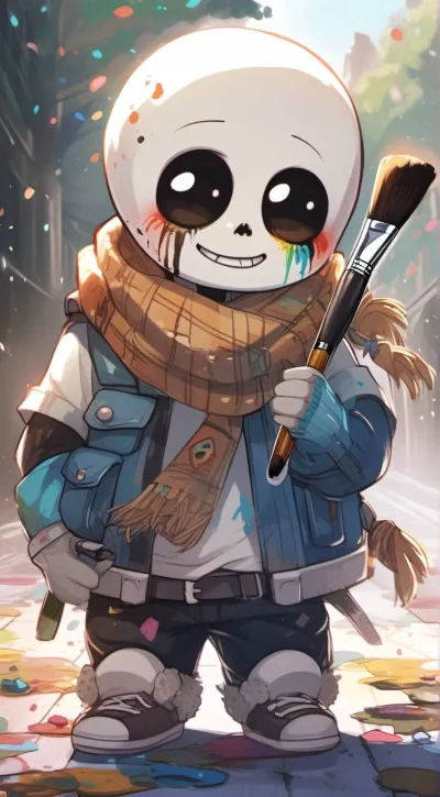 Ink!Sans & Error!Sans wallpaper by