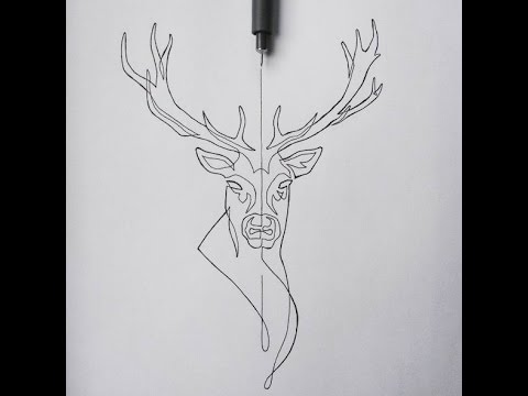 How to draw a Deer | Как нарисовать оленя | Як намалювати