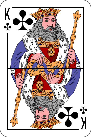 Playing card template