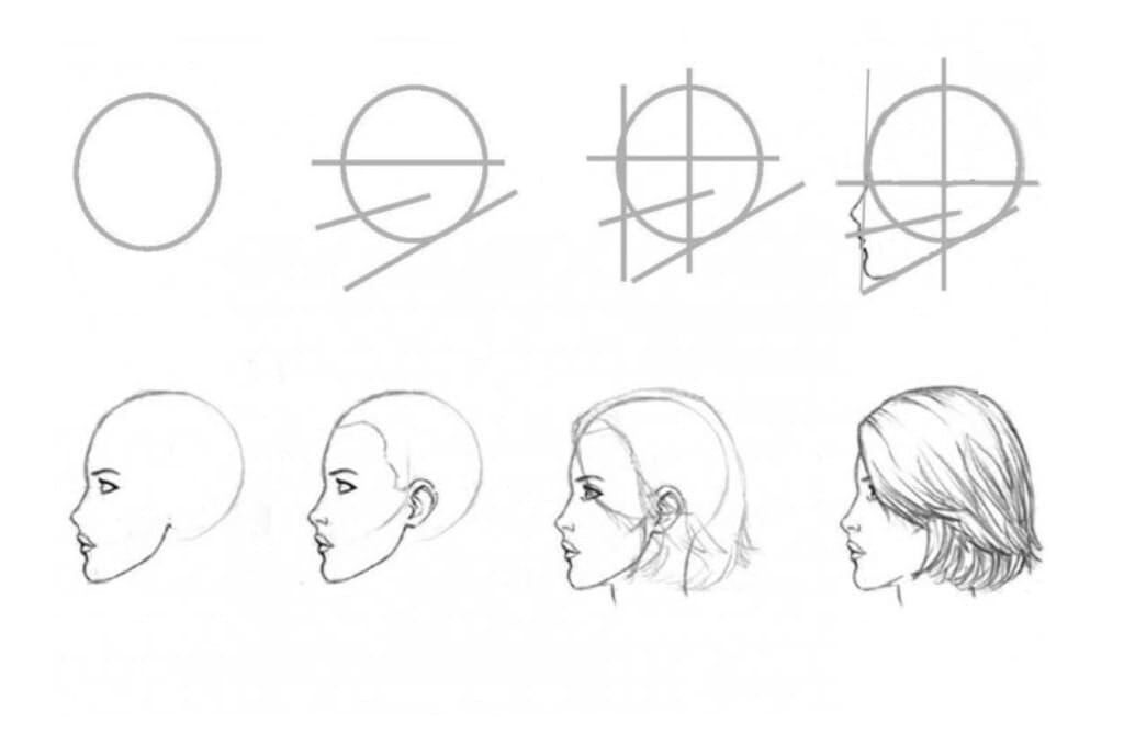 КАК научиться РИСОВАТЬ. Пропорции ГОЛОВЫ человека