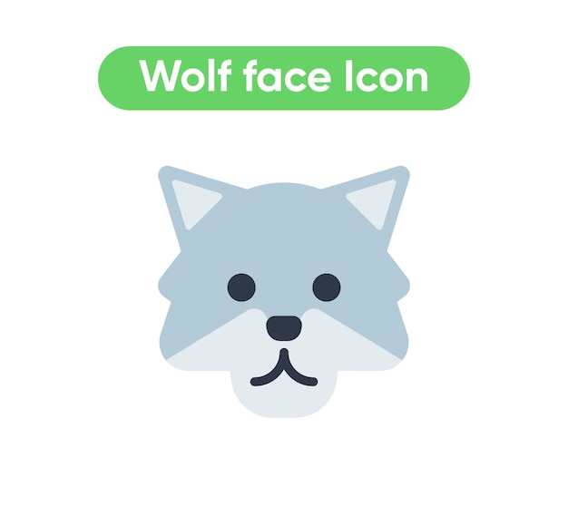 Wolf Emoji Stock Illustrations