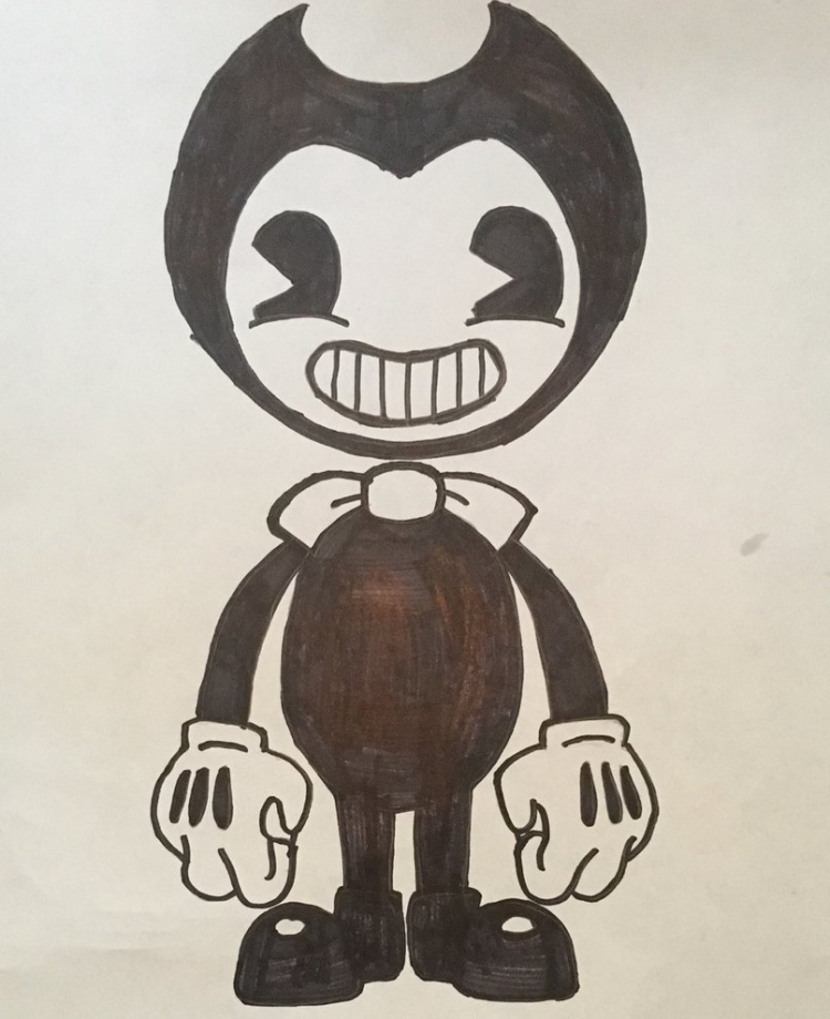 Да рисуем Бенди #бенди #bendy #shorts