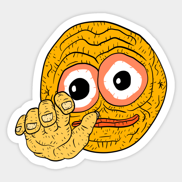 Timide Emoji Meme Sticker