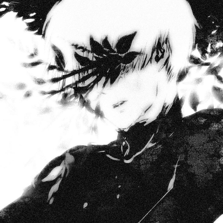 Tokyo ghoul icon black and white