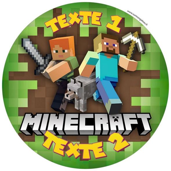 🥇 Autocollants 3d jeu vidéo minecraft 🥇