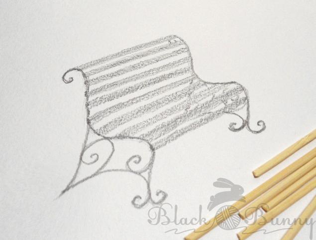 как нарисовать скамейку,how to draw bench,cómo dibujar banco