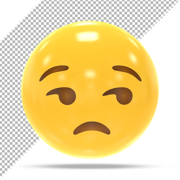 Emoji с эмоциями уныния, скуки