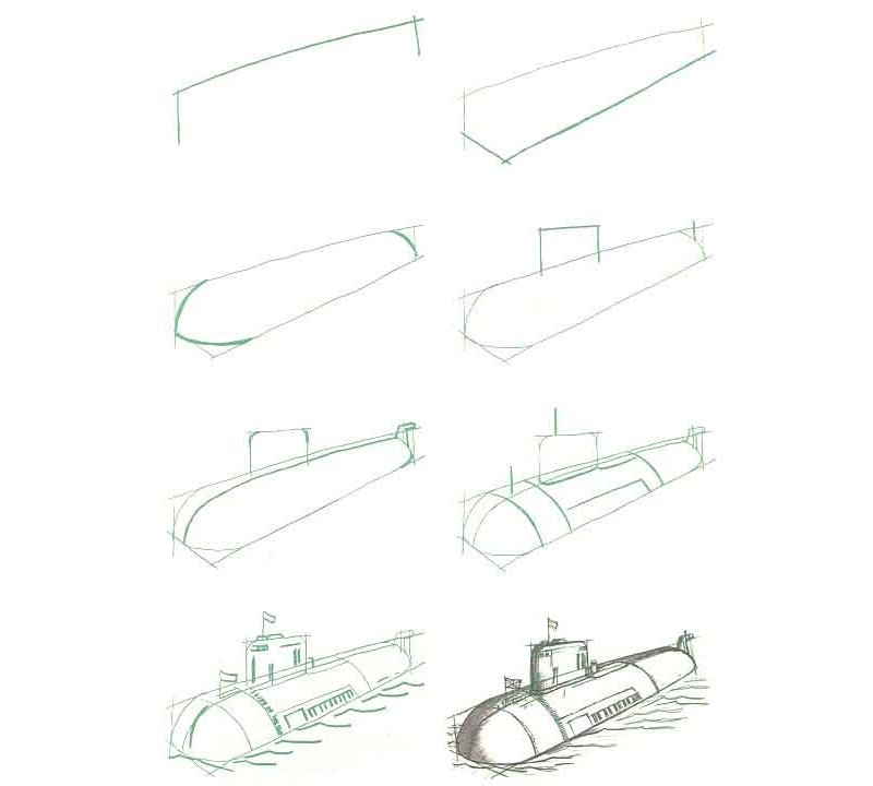 How to draw a Military APC