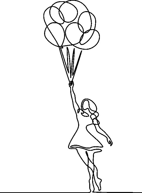 Balloon girl child