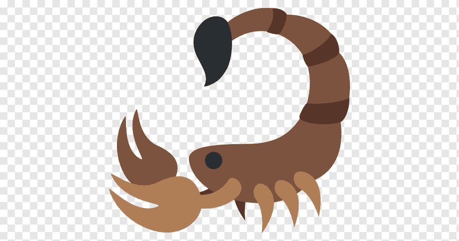 Scorpion Emoji Scorpius Текстовые сообщения, лист подсолнуха