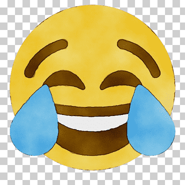 3D Лицо со слезами радости смайлик в PNG, SVG