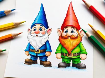 How to Draw a Gnome from Gravity falls | Draw 