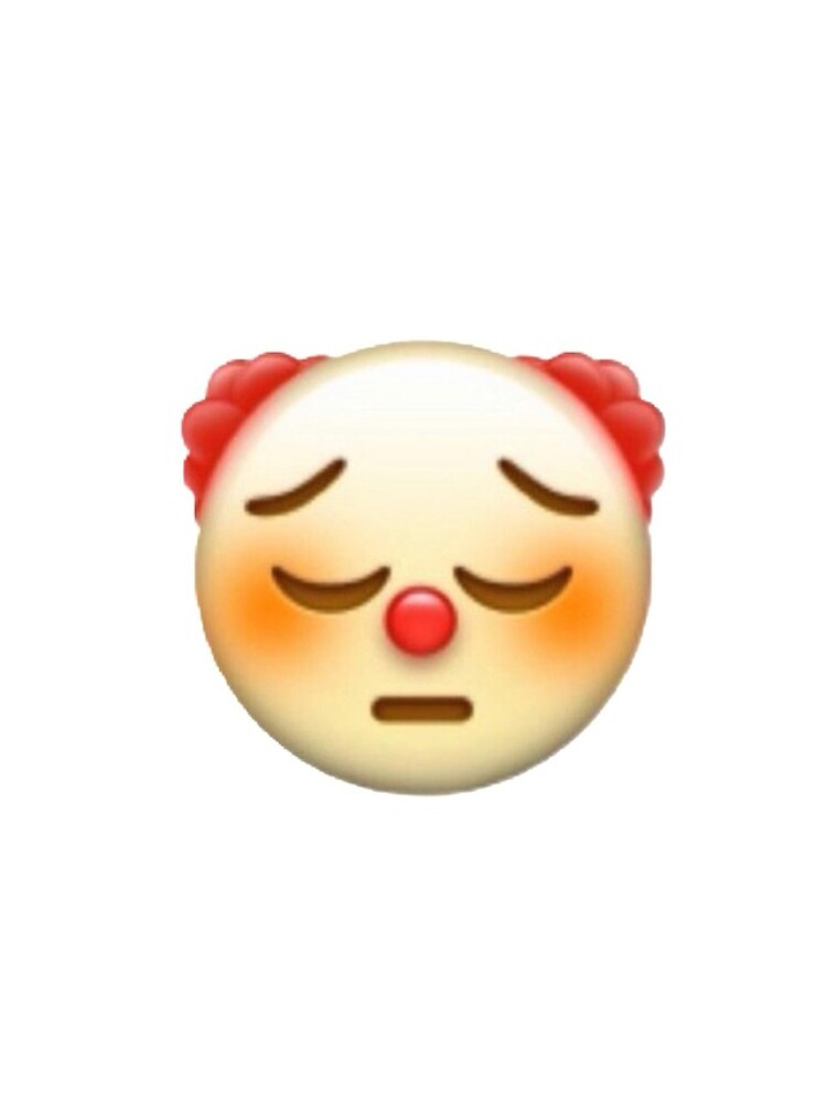 The Apple clown face emoji wins