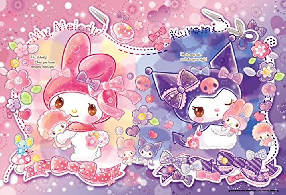 Новинка, Sanrio, мультфильм, коричная кукла Kuromi My Melody