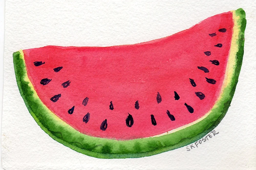 Drawing Watermelon #shorts#graphics