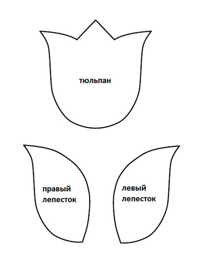 Трафарет цыпленка для аппликаций