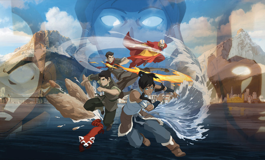 Korra Классическая стихия Aang Water, праздник для гурманов