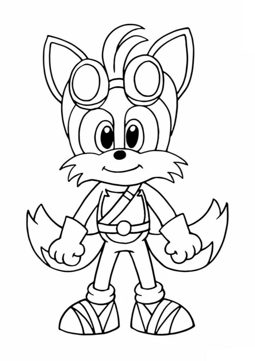 Ariciul Sonic Character Tails Рисование Фан