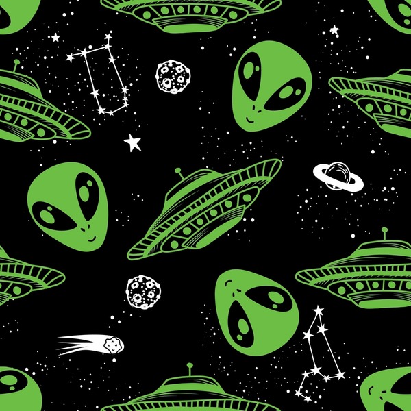 Drippy Aesthetic Alien Wallpaper | WallpapersOK